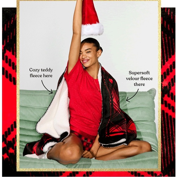 ❤️VS Pink Ltd. Edition cozy fleece blanket NWT - Picture 3 of 6